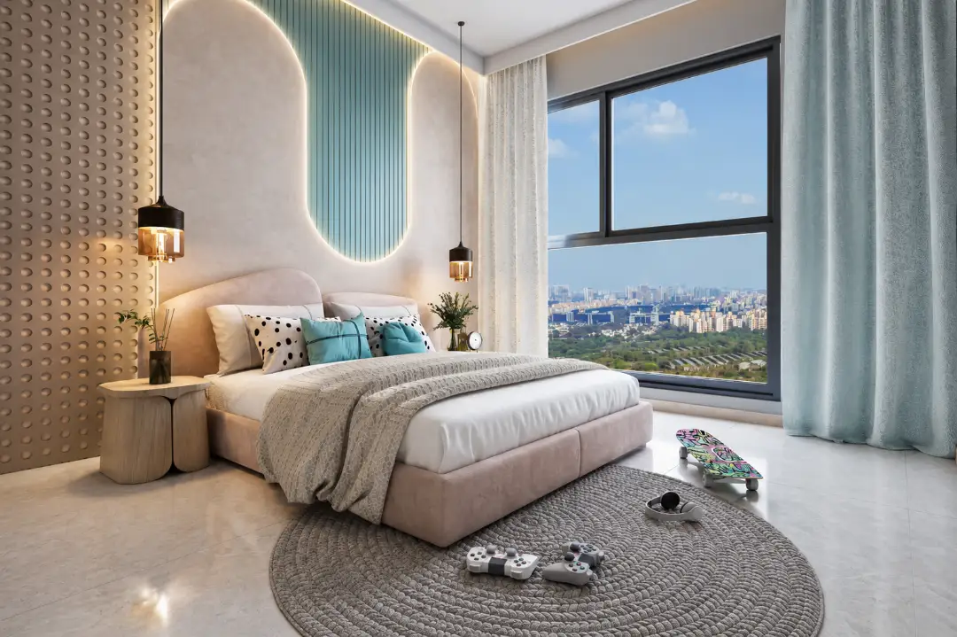 Bedroom interior at 54 Flores Drive