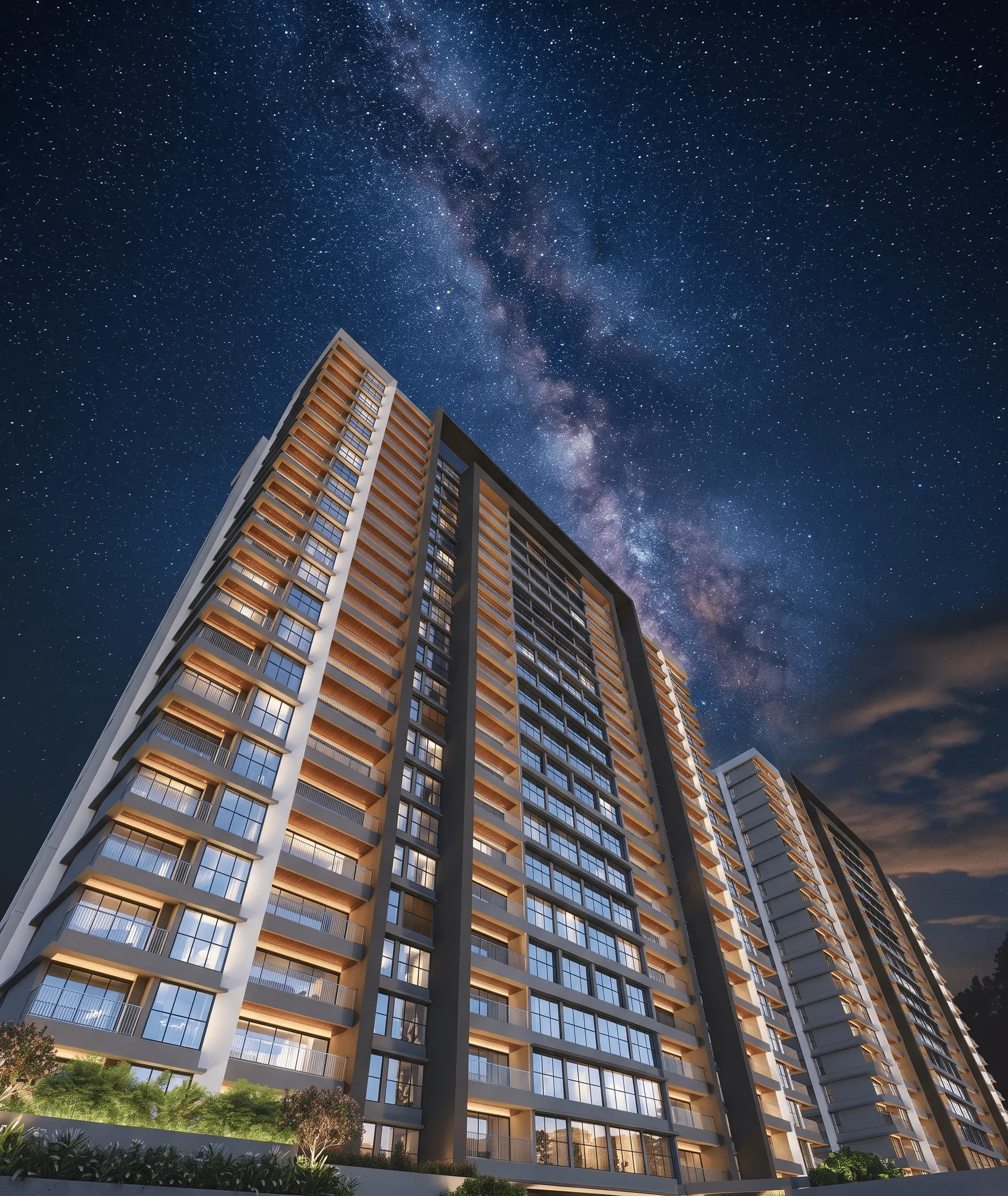 54 Flores Drive residential towers at Hadapsar